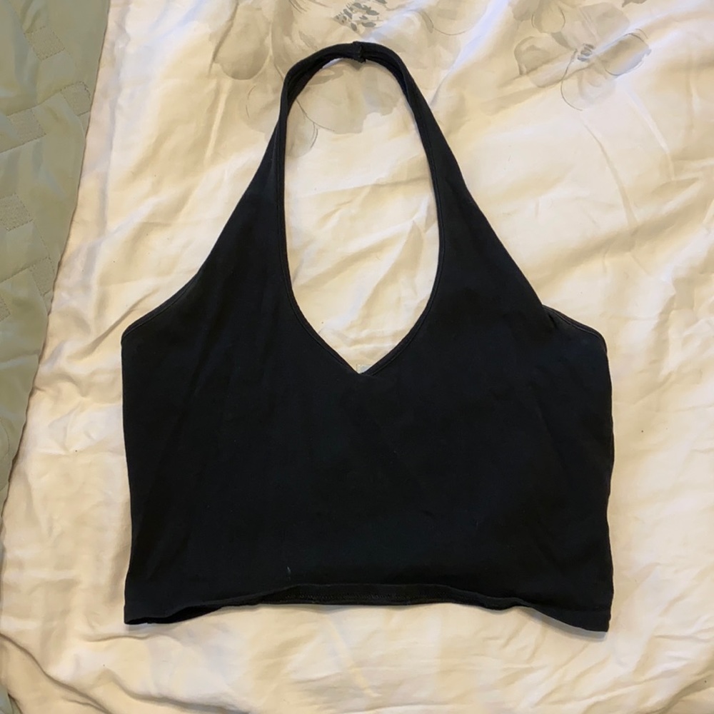 Express halter crop top